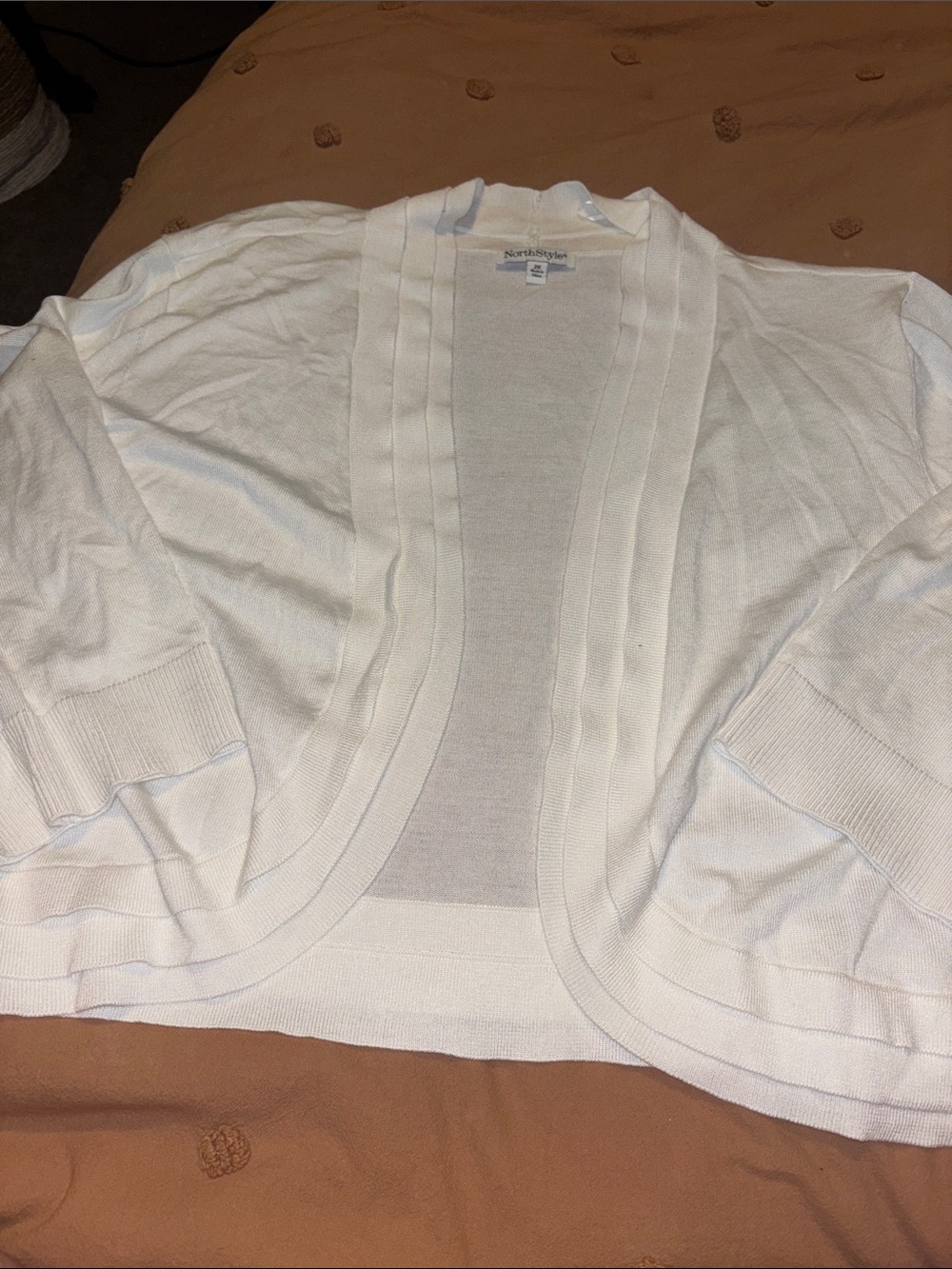 NorthStyle Ivory Open-Front Lightweight Women's Cardigan